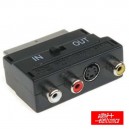 ADAPTADOR IN/OUT MACHO SC21P/2SP RCA AV