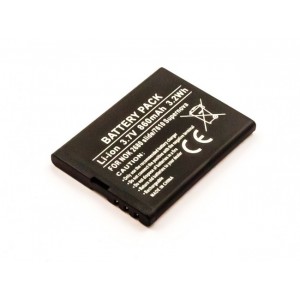 Bateria Li-ion Compatível Nokia, 3,7V, 860mAh, 3,2Wh