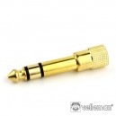 FICHA JACK 3.5MM FÊMEA / JACK 6.35MM MACHO ST VELLEMAN