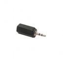 CONECTOR JACK MACHO ST 2.5MM/ JACK FÊMEA ST 3.5MM