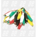CONJUNTO DE 10 FIOS C/ GARRA CROCODILO VÁRIAS CORES