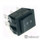 INTERR. POTÊNCIA BASCULANTE 10A-250V DPDT ON-OFF PRETO