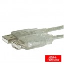 CABO USB TIPO-A MACHO / USB TIPO-A FÊMEA 1.8M BULK