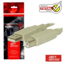 CABO USB TIPO-A MACHO / USB TIPO-B MACHO 1.8M POLYBAG