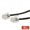 CABO DE TELEFONE 6P4C PRETO 15M BULK