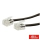 CABO DE TELEFONE 6P4C PRETO 15M BULK