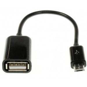 Adaptador: 1X Micro-USB-2.0-B-Macho / USB-2.0-A-Fêmea