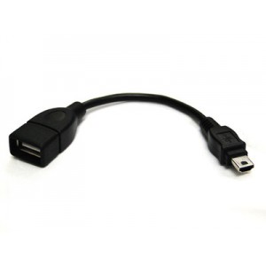 Cabo Micro USB Host a Macho para USB a Fêmea, OTG Adapter