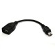 Mini USB Host Cable a Male to USB a Female, OTG Adapter