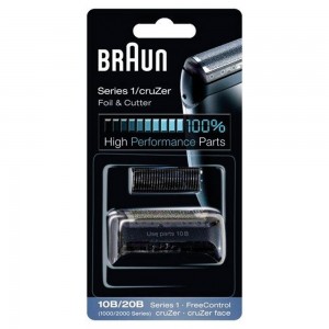Bloco de Lâminas 10B BRAUN, SB1000, SERIES 1 U. 1000 Máquina de Barbear Braun 81387932