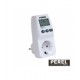 CONTADOR DE ENERGIA 230V / 16A TOMADA TERRA LATERAL PEREL
