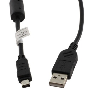 Cabo USB 2.0 A Macho -- Mini USB 2.0 12 Pinos Compatível c/ Olympus