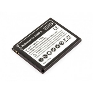Bateria Compatível ZTE Grand X, Li-ion, 3,7V, 1400mAh, 5,2Wh