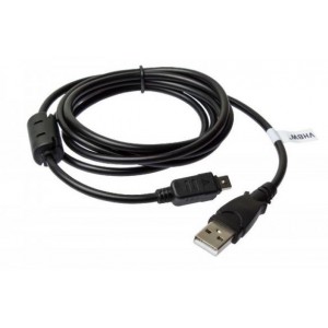 Cabo USB Compatível c/  Olympus CB-USB5 / CB-USB6