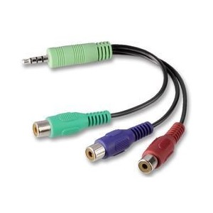 Cabo Sinal CBF,CHELSEA SLIM 3RCA FEMEA / JACK 3,5 ST