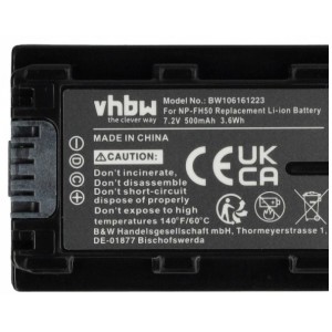 Batería Compatible SONY NP-FH50