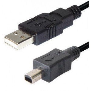 Cabo USB-A Macho / MINI USB 4 PINOS Macho 3M
