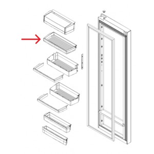 Prateleira da Porta Bosch 00673020