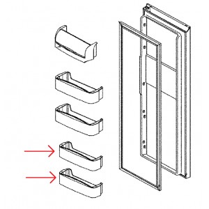 Bandeja de la Puerta del frigorífico (1ª/2ª)