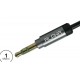 CABO JACK 3.5MM MACHO / JACK 3.5MM MACHO 1M ST PRETO
