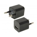 EU Socket Plug USB Charger para iPhone 5 , iPhone 4 & 4S (Preto)