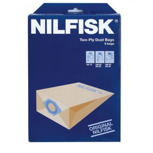 Pack 5 Sacos de Papel Aspirador Nilfisk 82095000