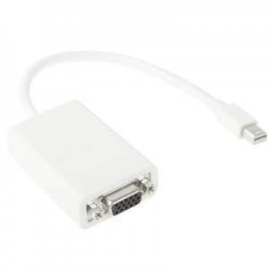 MINI DISPLAY PORT TO VGA MALE CABLE ADAPTER, LENGTH: 20CM