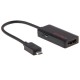 High Speed Micro USB Male SlimPort to HDMI Female Connector