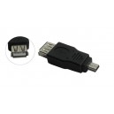 ADAPTATADOR USB FEMEA MINI USB B 5 PINOS