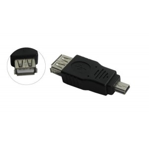 ADAPTATADOR USB FEMEA MINI USB B 5 PINOS