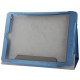 Capa Flip Cover Compativel Mitsai KUBO 9.7 Textura SILK AZUL
