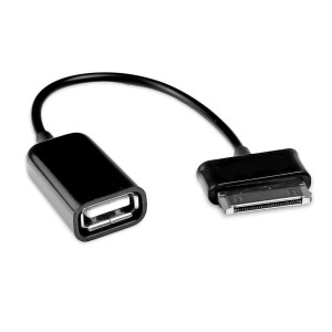 Cable ADAPTADOR USB OTG SAMSUNG (USB Macho 30 Pin, USB Hembra)