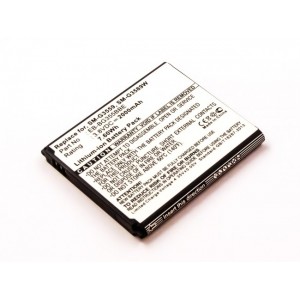 Bateria Compatível Galaxy Core II, SM-G355H, Li-ion, 3,8V, 1500mAh, 7,6Wh