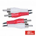 Cabo 2-RCA Macho / 2-RCA Macho PVC 10M