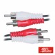 Cabo 2-RCA Macho / 2-RCA Macho PVC 10M
