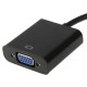Adaptador HDMI (Macho) para VGA (Femea)* Ver Descrição