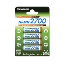 Pilha recarregavel R6 2700mAh (Blister 4) Panasonic