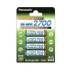 Pilha recarregavel R6 2700mAh (Blister 4) Panasonic