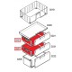 Cajón Intermedio del Congelador (Sin frontal)