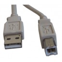 USB-A MACHO / USB-B MACHO Cable 2M