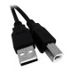 USB-A MACHO / USB-B MACHO CABO 2M