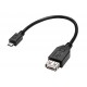 Adaptador Micro USB para USB Fêmea (OTG)