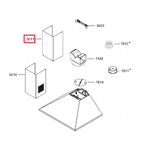 Pieza Superior de la Chimenea (Pos: 0011)