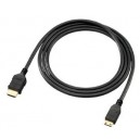 CABO HDMI-A MACHO 19PINOS / HDMI MINI-C MACHO 19PINOS 2M