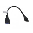 Cabo USB Femea 3.0 - Micro Usb macho 3.0 15cm