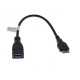 Cabo USB Femea 3.0 - Micro Usb macho 3.0 15cm