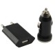 Carregador Universal 3 em 1 (Carregador + cabo micro-usb + Carregador isqueiro)