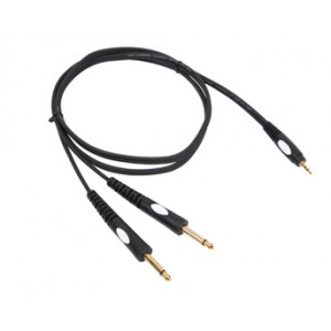 Cabo 3 Metros - Jack 3.5mm para Duplo Jack 6.35mm