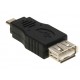 Adaptador USB Femea para Micro USB Macho