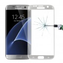 Pelicula Vidro Temperado Curvo Samsung Galaxy S7 Edge / G935(Prateado) 0.26mm 9H